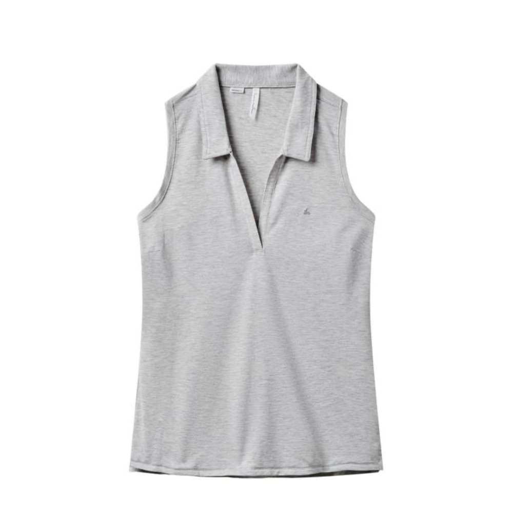 Travis Mathew Majorca Sleeveless Polo Heather Gray Racerback Golf Top 1LA004 S